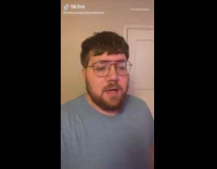 Blue shirt guy impersonates keurig coffee maker