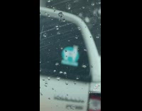 Guy angry that phone wont focus on sticker 