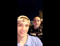 Guy asks police officer if he can outrun her 