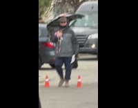 Man brings small chihuahua to car 