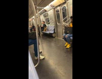 Collab Subway Creatures - Deer head on train seats 