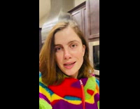 GIrl goes upstairs and takes phone from mom