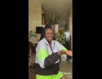 Neon green jacket girl savage remix dance 