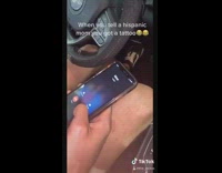 Collab FunBestVids - Guy shows hispanic mom new leg tattoo