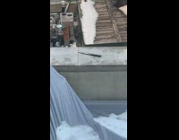 Knife left out on balcony ledge 