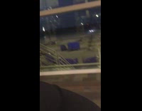 guy selfie airport terminal night