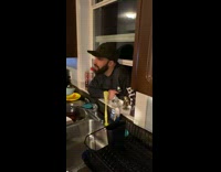 Collab BitchMP - Guy pops head through kitchen window
