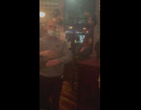 Woman gets told to sit down after dancing 