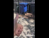 Curvy dildo near trashcan 