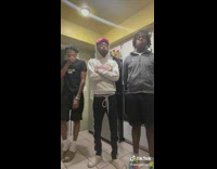 Three guys try not to laugh at audio