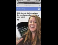 Siri changes womans name to Silly Giggle Muffins