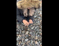 Collab Clips_MPUGC - Woman explaining about seaweed while dog poops 