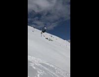 guy grey sweater triple back flip