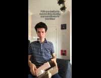 Picture Display Falls off and Surprises Man