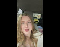 Girl has toy living room in glove box car 