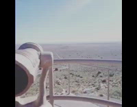 Large meteor crater in Arizona telescope  platform