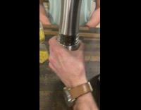 Guy has one minute separate salt pepper 