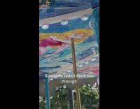 Disney princess carousel with pole going through her mouth 