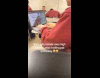 Collab Clips MPUGC - Woman trolls classmates by typing really fast