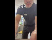 Guy stuck inside of Rite Aid after passing out 