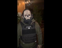 Collab Clips MPUGC - Guy laughs at man wearing skeleton mask black plastic bag at start