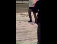 Videos of ladies wears hills on snow