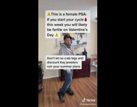 Guy warns women about being fertile on Valentines day 