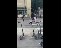 Crosswalk photoshoot white beret 