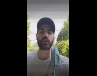 Guy talksa bout person that told him to take off his mask 