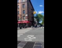 Collab winy - Man ride bike balance tv on head