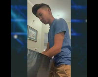 Blue shirt guy steel drum instrument rockstar 