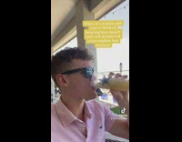 Uncle gives nephew empty easter egg 