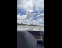 Man water ski flipped and fell off