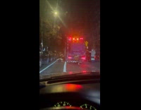 Collab WINY - Garbage collector man do push ups beside truck