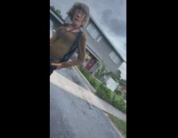 Guy asks woman with raspy voice what they are selling 