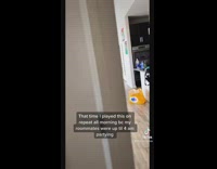 Collab BitchMP - Guy plays music in apartment flips off roommate room