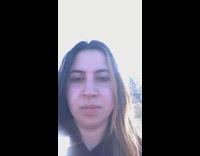 Woman sees church signage 