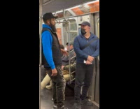 Pickpocket caught by man inside subway train