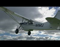 Airplane Low Flyby recorded in slow motion Part 1