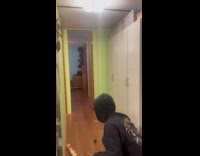 Man shows light bulb phenomenon using fire