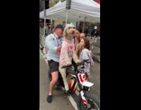 Collab winy - Man rides his bike with his dog 