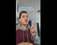 Go forgets to mute zoom while eating 