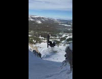 Man Front Flips from Elevated Slope then Fails 