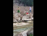 Hula outfit in winter 