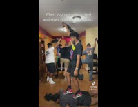 Guy reacts to how hes now the little spoon