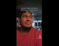 Guy fails to go home after work 