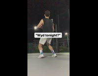 When you ask her what shes doing tonight 