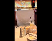 Collab Clips MPUGC - Boy disappear magic trick with towel at restaurant