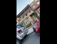 Skeleton Decoration in Front of House 