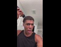 Guy new hair style blonde black 